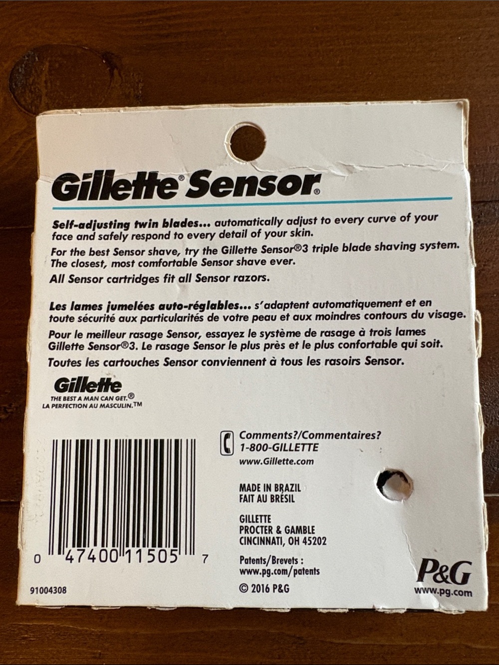 Gillette Sensor Men’s Razor Cartridges - Blue - Picture 2 of 3